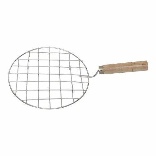 SS Steel Roaster With Steel Handle