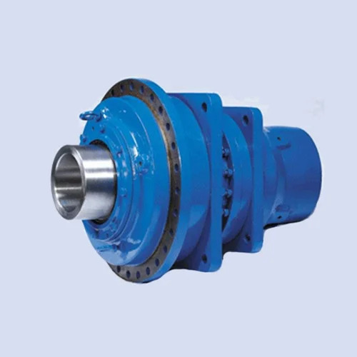 Hollow Output Gear Box With Shrink Disc - Color: Blue