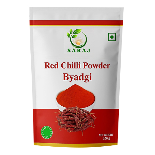 100G Byadgi Red Chilli Powder - Grade: Food Grade