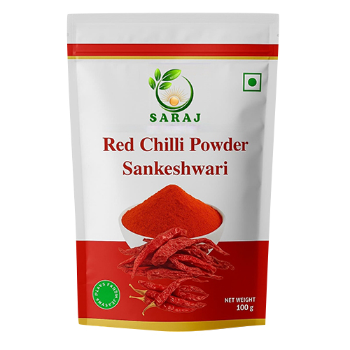 100G Sankeshwari Red Chilli Powder - Grade: Food Grade