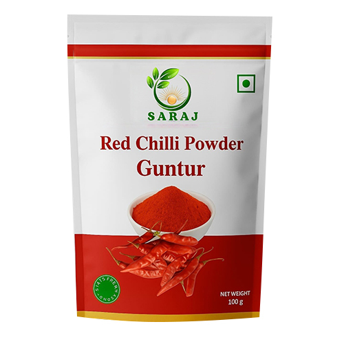 100G Guntur Red Chilli Powder - Grade: Food Grade