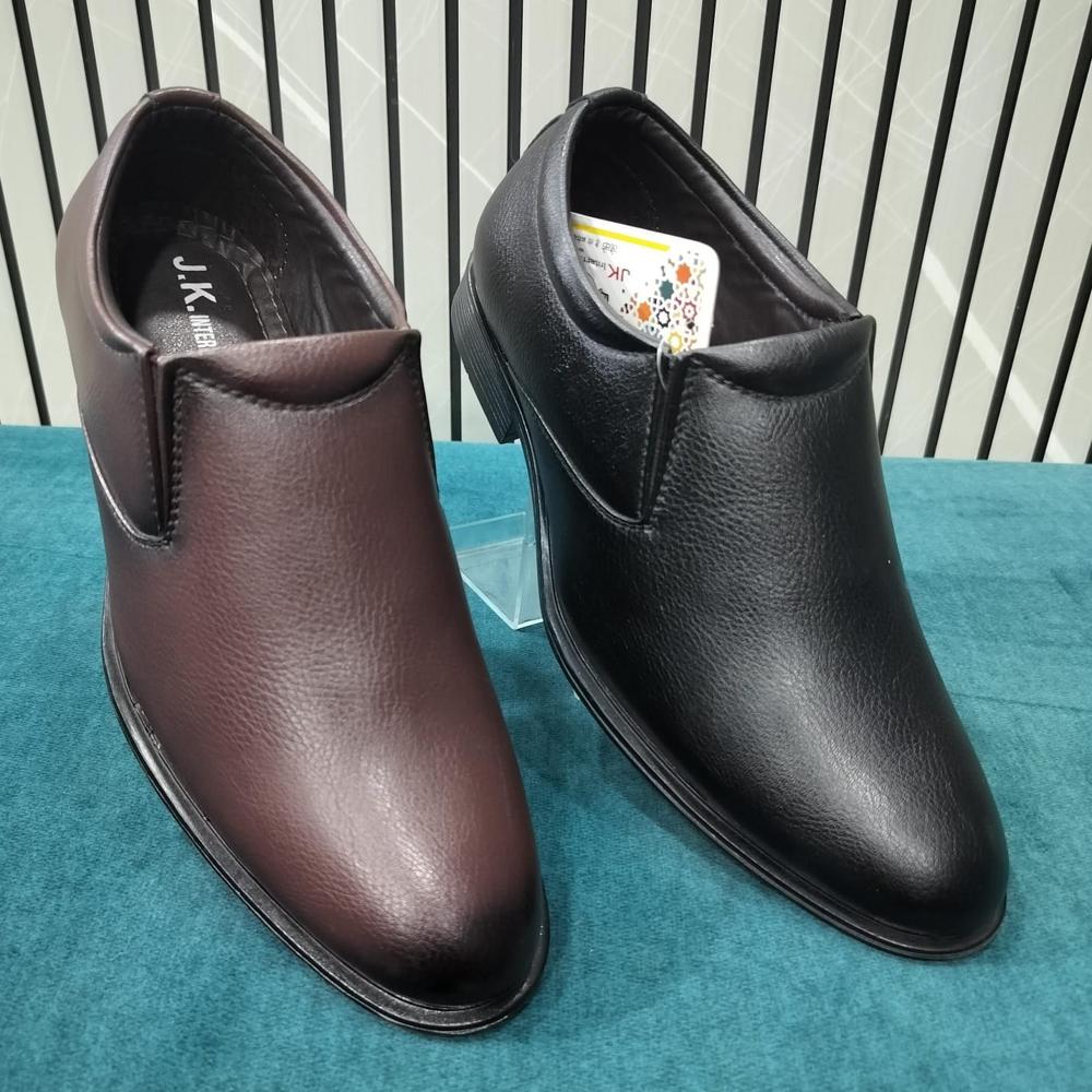Formal Shoes - Leather Material, Low Heel Size, Colors: Black & Brown | Comfortable Inner Lining, Anti-sweat, Non-slippery Airmix Sole