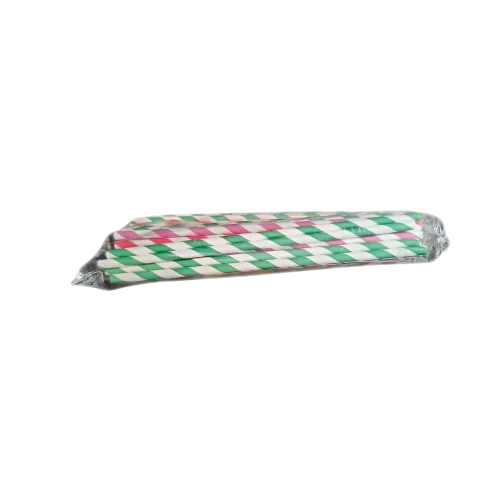 02_6 Mm Biodegradable Paper Straw - Color: White