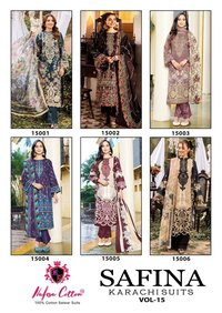 Nafisa Safina Vol-15  Karachi Dress Material