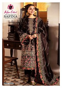 Nafisa Safina Vol-15  Karachi Dress Material