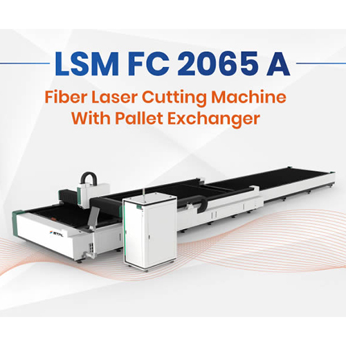 Lsmfc2065A Fiber Laser Cutting Machine With Pallet Exchanger - Automatic Grade: Semi Automatic