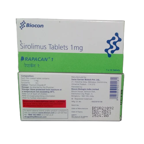 1mg Rapacan Tablets - Drug Type: General Medicines