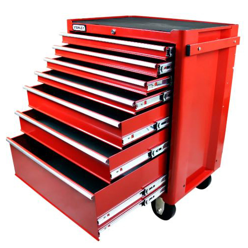 7 Drawer Rolling Cabinet - Color: As Per Availability