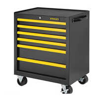 6 Drawer Rolling Cabinet - Color: As Per Availability