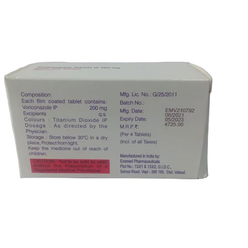 Vorier 200 Tab - Drug Type: General Medicines