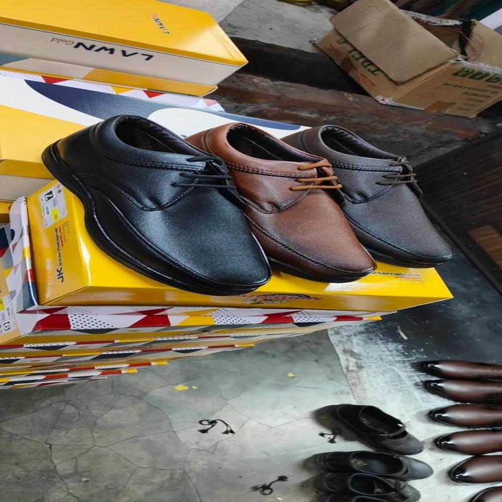 Formal Shoes - Genuine Leather, Standard Size, Black Color | Comfortable Cushion, Non-slippery Tpr Sole, Lightweight Design, Ideal For Office & Outdoor