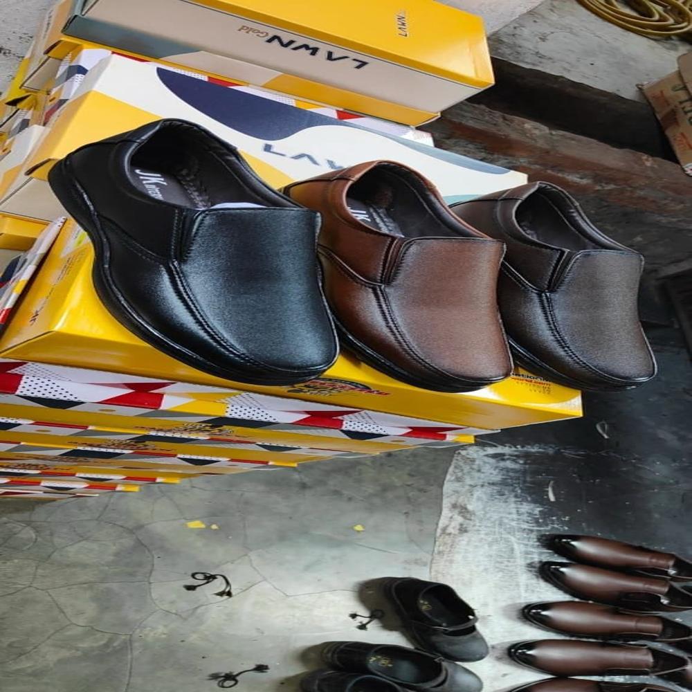 Formal Shoes - Genuine Leather, Standard Size, Black Color | Comfortable Cushion, Non-slippery Tpr Sole, Lightweight Design, Ideal For Office & Outdoor