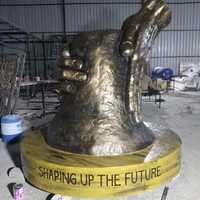 Frp Decorative Sculpture - Color: Brown