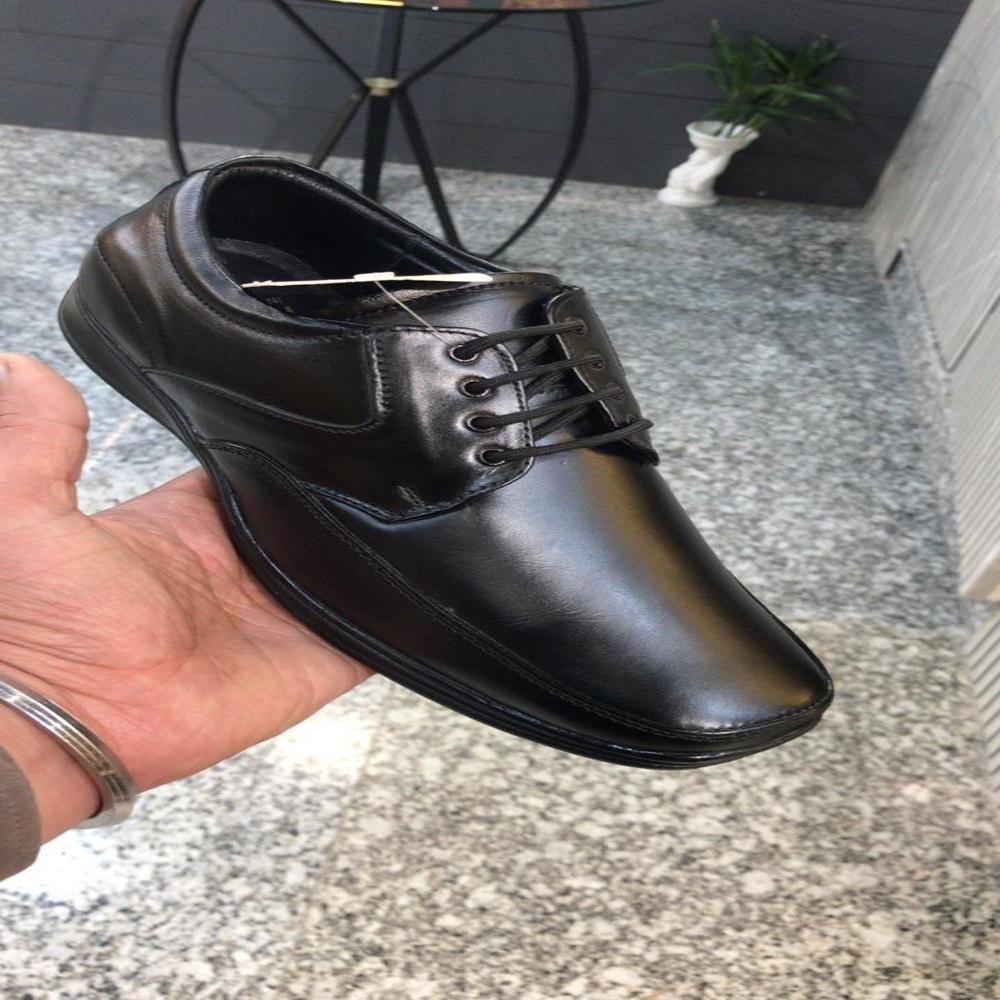 Formal Shoes - Genuine Leather, Low Heel, Black Color | Stylish Design With Leather Lining, Comfortable Cushion, Non-slippery Airmix Sole