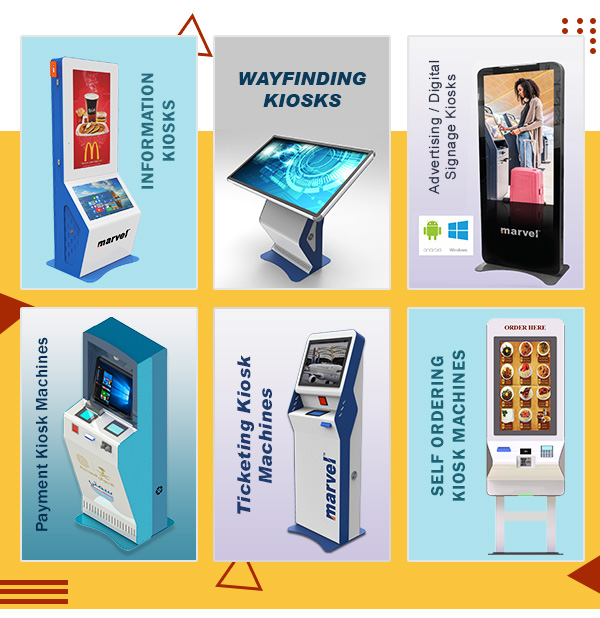 Touch Screen Kiosk - Application Areas: Advertising
