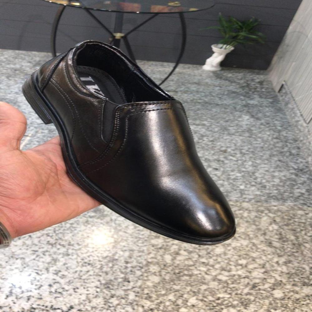 Formal Shoes - Genuine Leather, Size 8, Color Black | Comfortable Cushion, Non-slippery Alert Airmix Sole, Stylish For Office & Outdoor