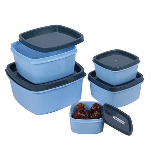 Smart Pack Container Set Of 5 Pcs - Color: Blue