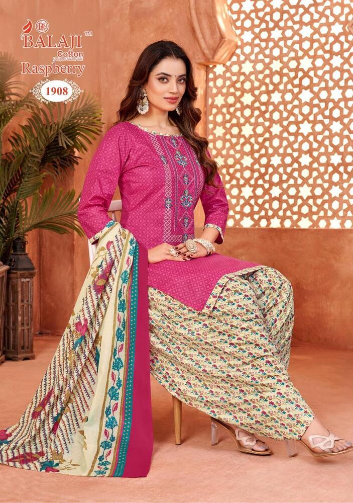 Balaji Raspberry Vol-19  Dress Material