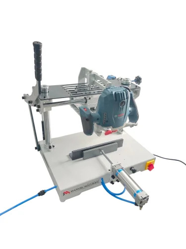 Aluminum Copy Router Machine With Bosch Router - Color: White