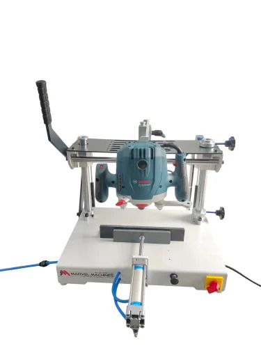 Aluminum Copy Router Machine With Bosch Router - Color: White