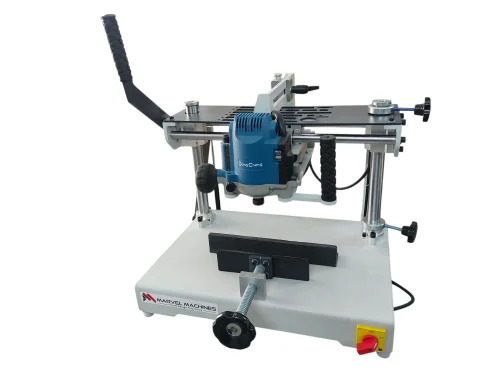 Aluminium Portable Copy Router Machine - Color: White