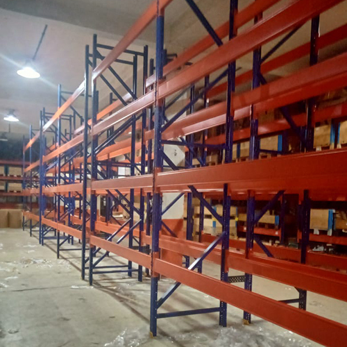 Heavy Duty Pallet Rack - Color: Red And Blue