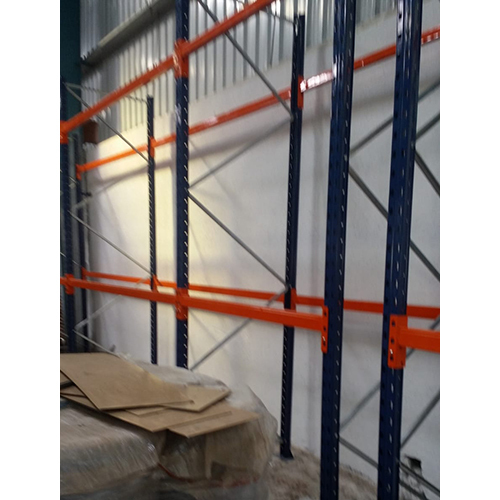 Heavy Duty Pallet Rack - Color: Red And Blue