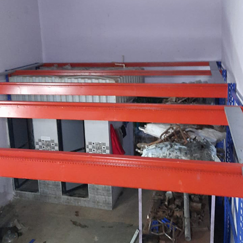 Heavy Duty Pallet Rack - Color: Red And Blue