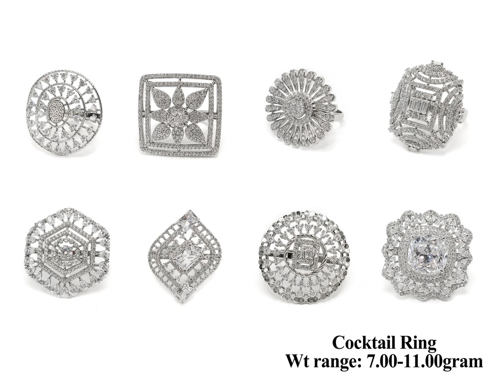 92.5 Silver Cocktail Ring