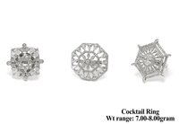 92.5 Silver Cocktail Ring