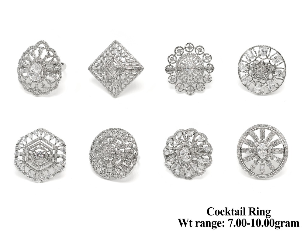 92.5 Silver Cocktail Ring