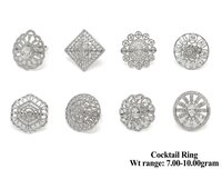 92.5 Silver Cocktail Ring