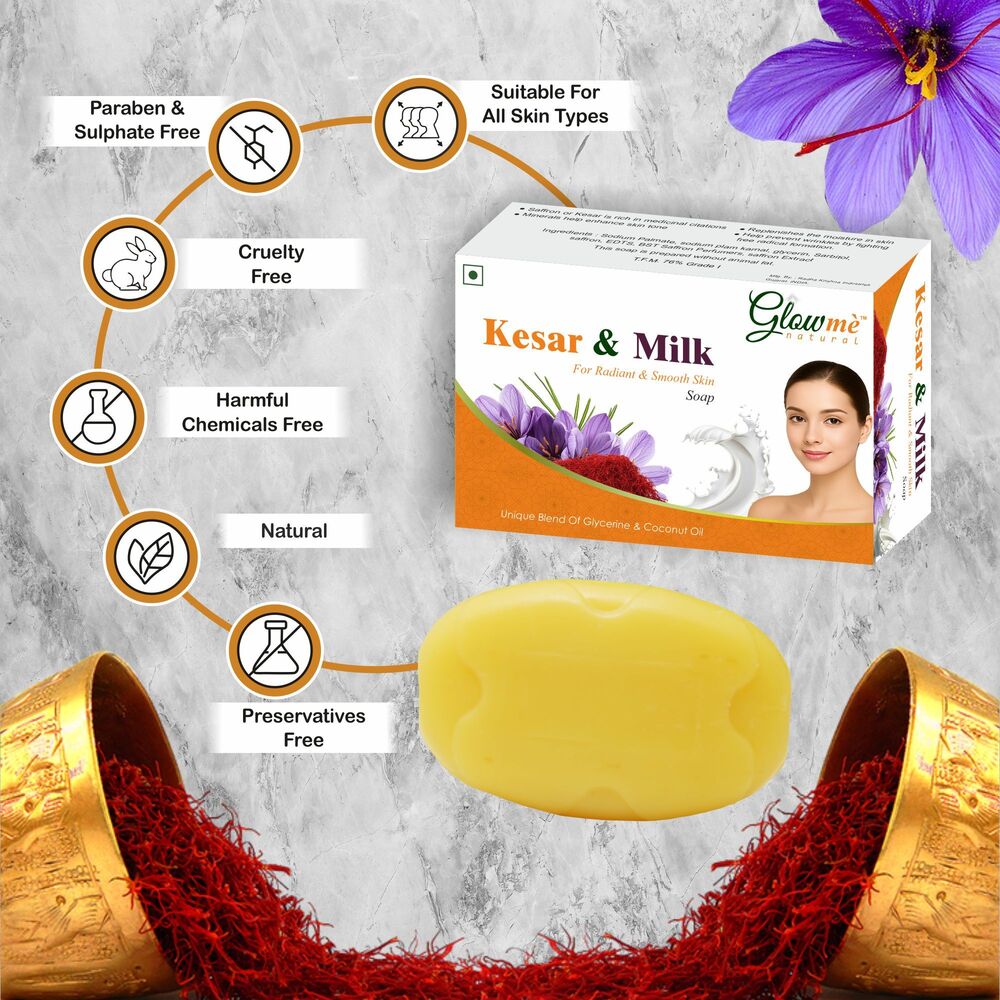 Glow me Kesar Soap 75GM