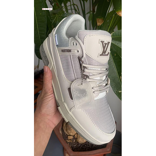 Louis Vuitton Maxi Trainer Grey G1002 - Color: White