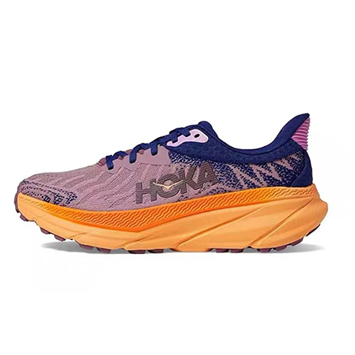 Hoka Challenger Wistful Mauve Cyclame Running Shoes - Design: Plain
