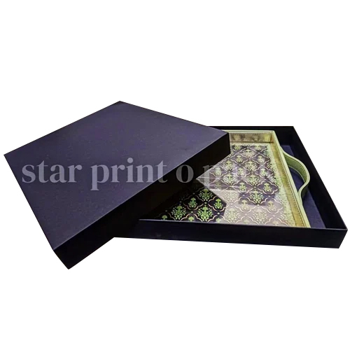 Plain Rigid Gift Packaging Box - Color: Black