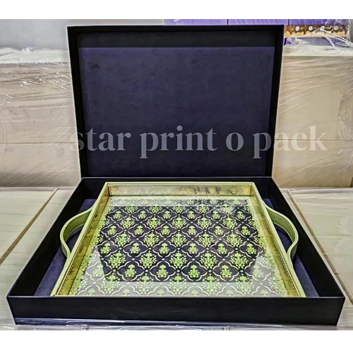 Plain Rigid Gift Packaging Box - Color: Black