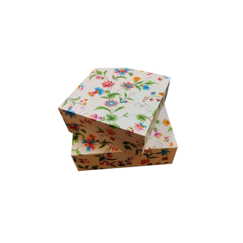 Printed Gift Box - Color: White