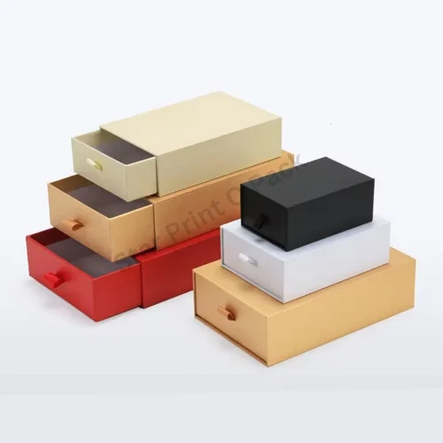 Drawer Slider Gift Packaging Box - Finishing: Matte Lamination