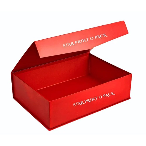 Magnetic Rigid Gift Box - Color: Red