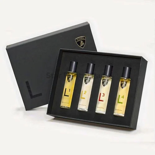 Matte Finish Perfume Packaging Box - Color: Black