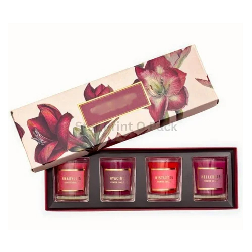 Rigid Candle Packaging Box - Finishing: Matte Lamination