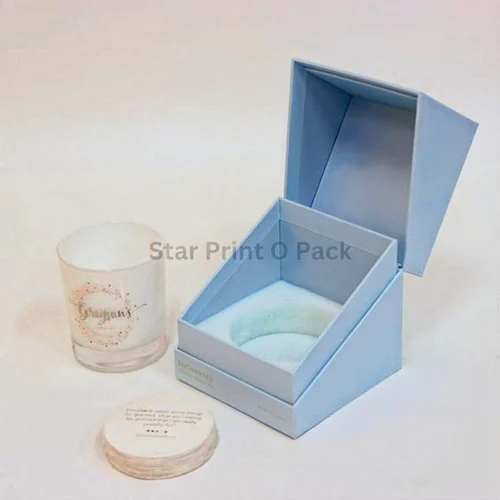 Square Rigid Candle Box - Finishing: Matte Lamination