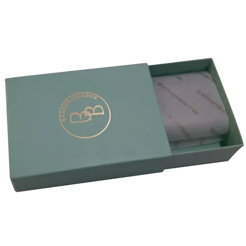 Rectangular Garment Packaging Box - Color: Green