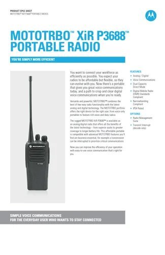 Motorola Walkie Talkies