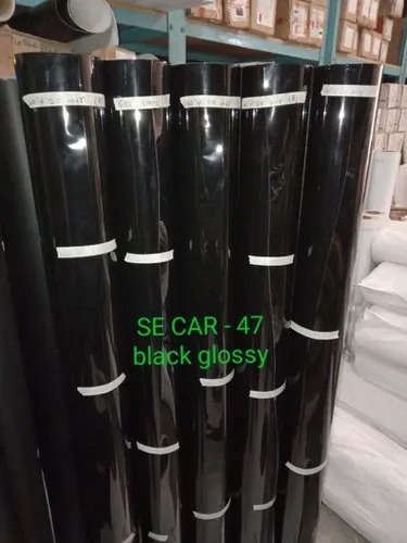 Vinyl Black Gloss Car Roof Wrapping Roll - Feature: Glossy