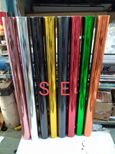 Chrome Car Wrapping Roll Black Gloss