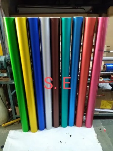 Chrome Car Wrapping Roll Black Gloss