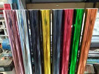 Chrome Car Wrapping Roll Black Gloss