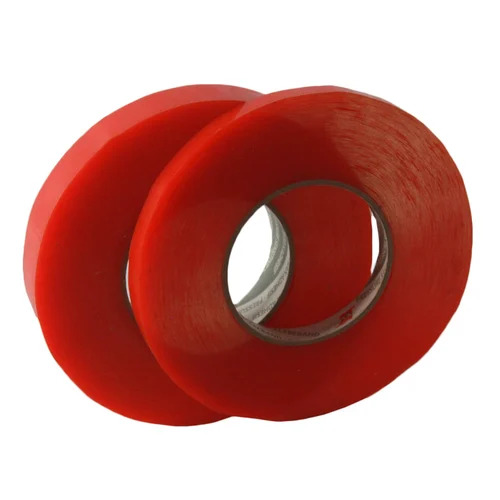 Double Side Red Polyester Tape
